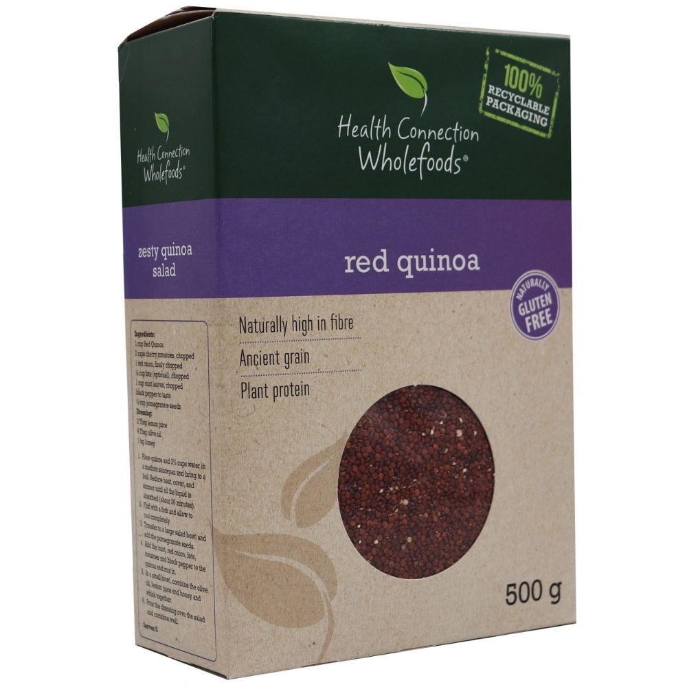 HEALTH CONNECTION WHOLEFOODS - Red Quinoa - 500g | One Life Health