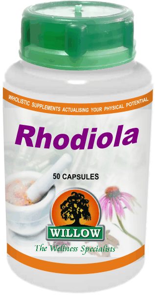 WILLOW - Rhodiola - 50 Capsules | One Life Health