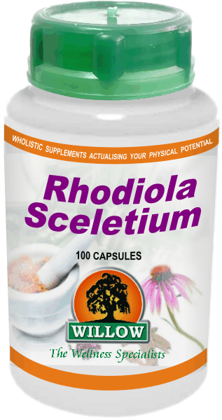 WILLOW - Rhodiola Sceletium - 100 Capsules | One Life Health