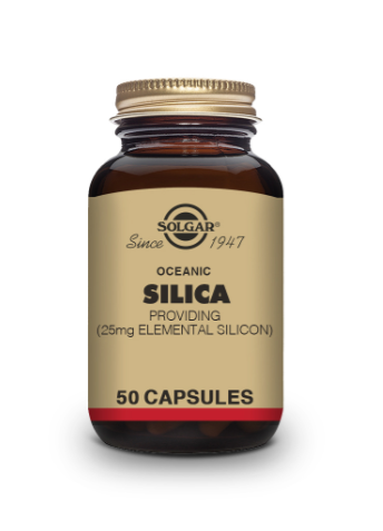 SOLGAR - Oceanic Silica 25 mg – 50 Vegetable Capsules | One Life Health