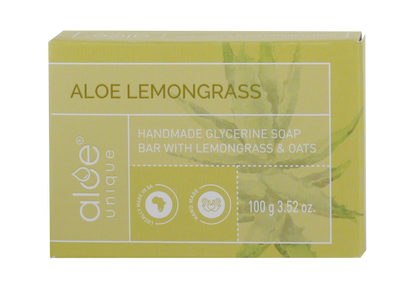 ALOE UNIQUE - Aloe Lemongrass Soap 100g | One Life Health