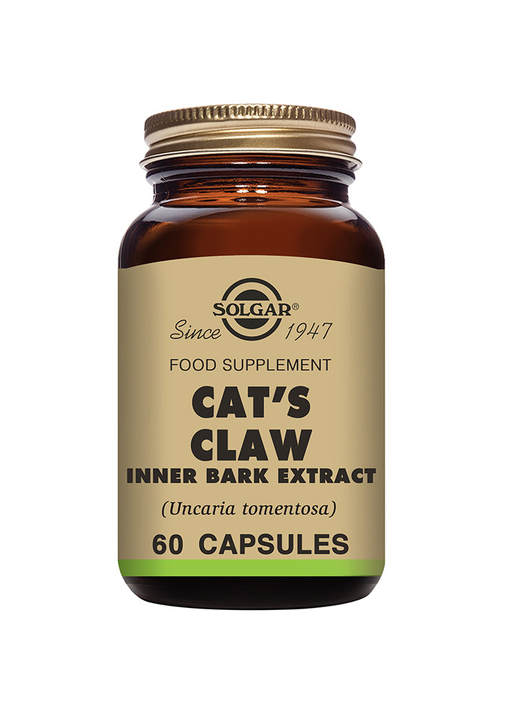 SOLGAR - Cat's Claw Inner Bark Extract – 60 Vegetable Capsules | One Life Health