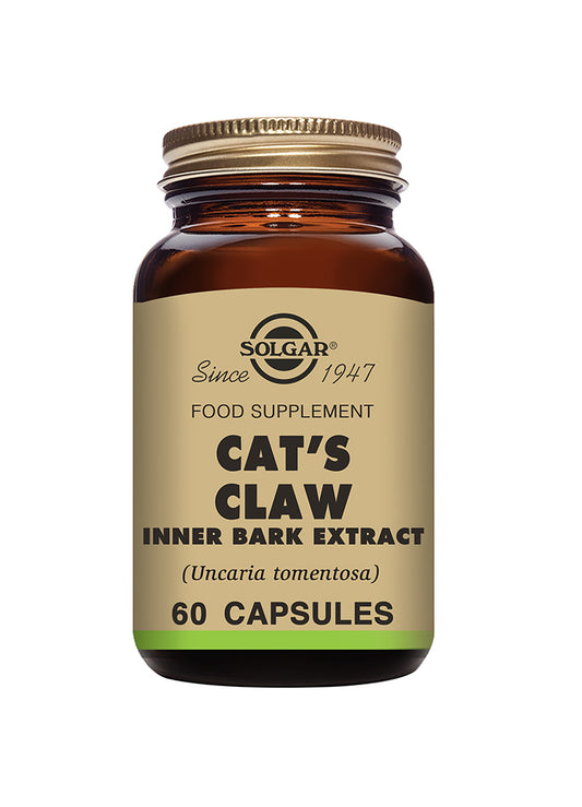 SOLGAR - Cat's Claw Inner Bark Extract – 60 Vegetable Capsules | One Life Health