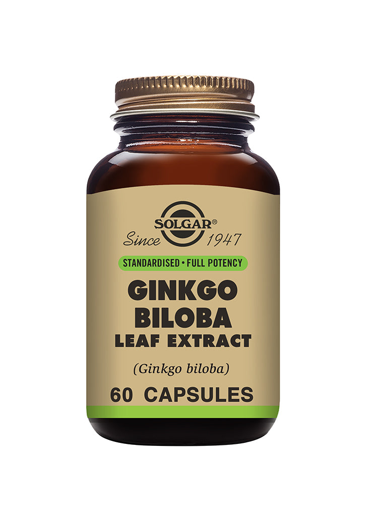 SOLGAR - Ginkgo Biloba Leaf Extract - 60 Vegetable Capsules SFP | One Life Health