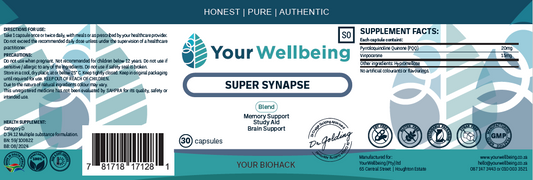 YOUR WELLBEING - Super Synapse - 30 Capsules | One Life Health