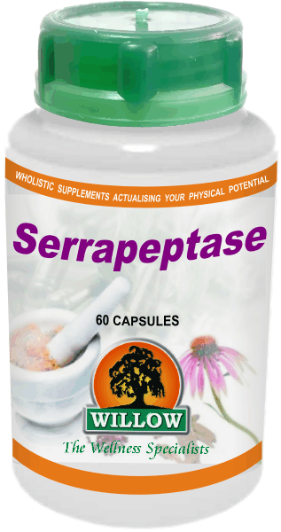 WILLOW - Serrapeptase - 60 Capsules | One Life Health
