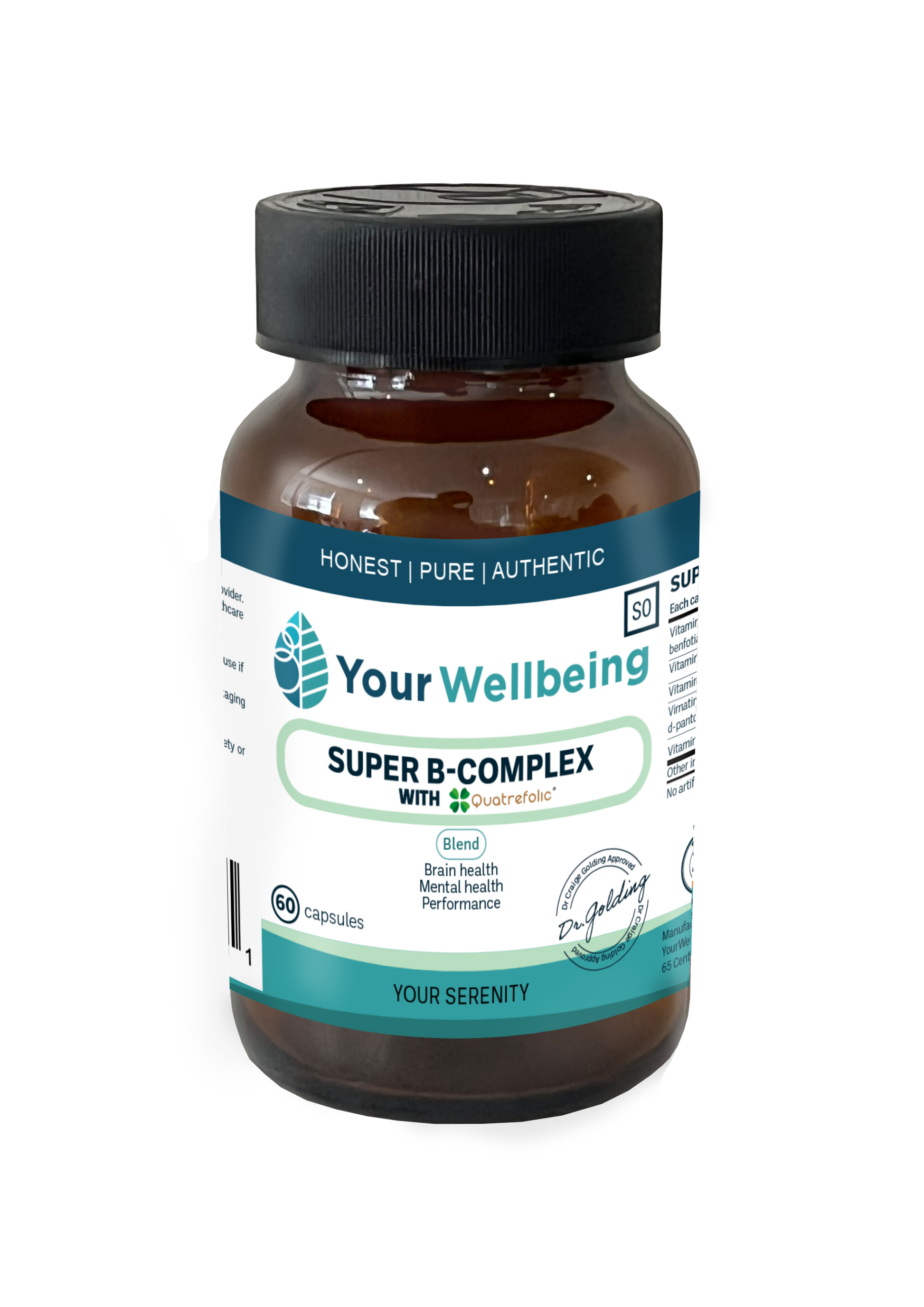 YOUR WELLBEING - Super B Complex 60 Capsules | One Life Health