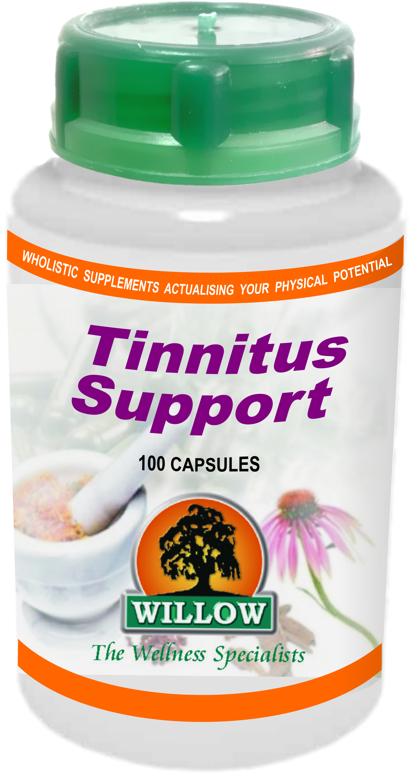 WILLOW - Tinnitus Support - 100 Capsules | One Life Health