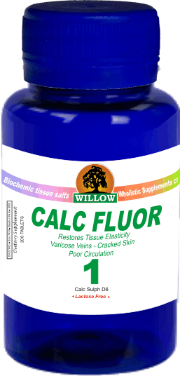 WILLOW - Calc Fluor -  Tissue Salt #1 - 200 Tablets | One Life Health