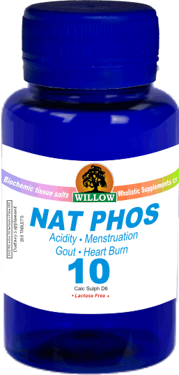 WILLOW - Nat Phos - Tissue salt #10 - 200 Tablets | One Life Health