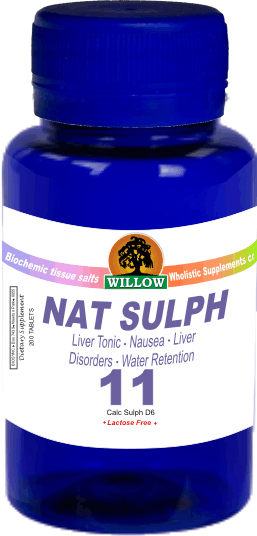 WILLOW - Nat Sulph - Tissue salt #11 - 200 Tablets | One Life Health