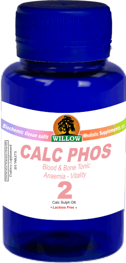 WILLOW - Calc Phos - Tissue Salt #2 - 200 Tablets | One Life Health