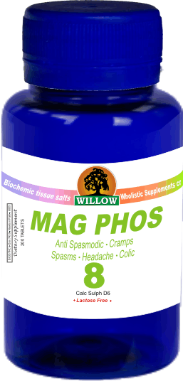 WILLOW - Mag Phos - Tissue salt #8 - 200 Tablets | One Life Health