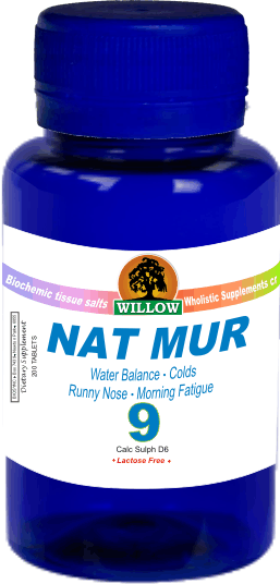 WILLOW - Nat Mur - Tissue salt #9 - 200 Tablets | One Life Health