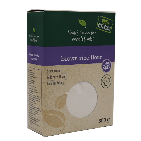 HEALTH CONNECTION WHOLEFOODS - Brown Rice Flour Stoneground - 500g | One Life Health