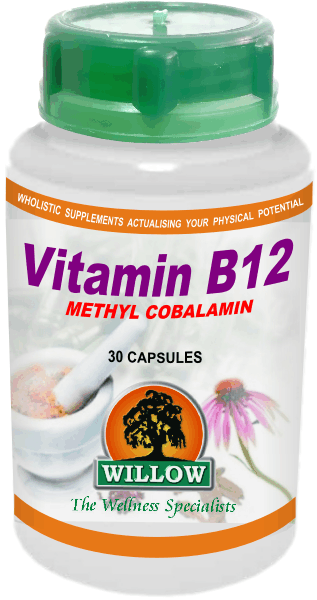 WILLOW - Vitamin B12 - 30 Caps | One Life Health