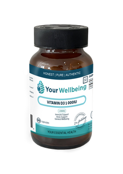 YOUR WELLBEING - Vitamin D3 60 Capsules