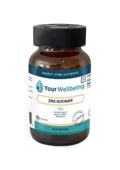 YOUR WELLBEING - Zinc Glycinate 30 Capsules