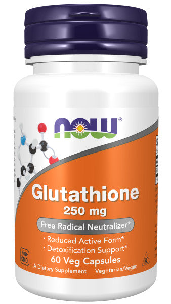 NOW®  - Glutathione 250 mg - 60 Veg Capsules | One Life Health