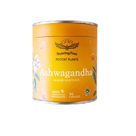 SOARING FREE SUPERFOODS - Ashwagandha, Organic 90 Capsules | One Life Health
