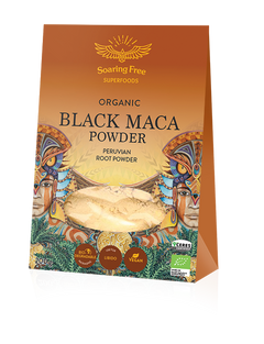 SOARING FREE SUPERFOODS - Maca Black Powder, Organic 200g