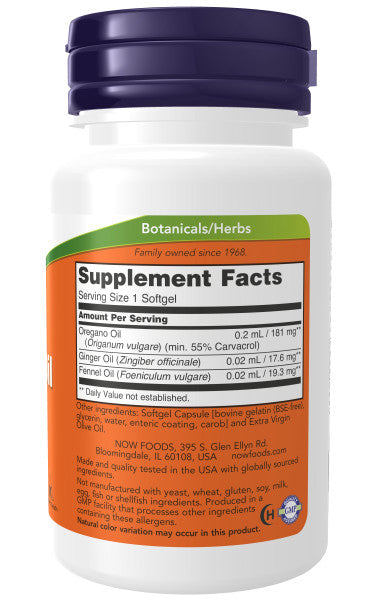 NOW®  - Oregano Oil - 90 Softgels | One Life Health
