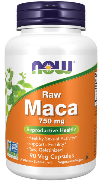 NOW®  - Maca 750 mg Raw - 90 Veg Capsules | One Life Health