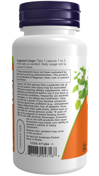 NOW®  - Kava Kava Extract 250 mg - 60 Veg Capsules | One Life Health