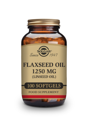 SOLGAR - Flaxseed Oil 1250 mg - 100 Softgels | One Life Health