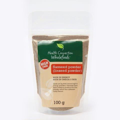 HEALTH CONNECTION WHOLEFOODS - Flaxseed Powder - 100g | One Life Health