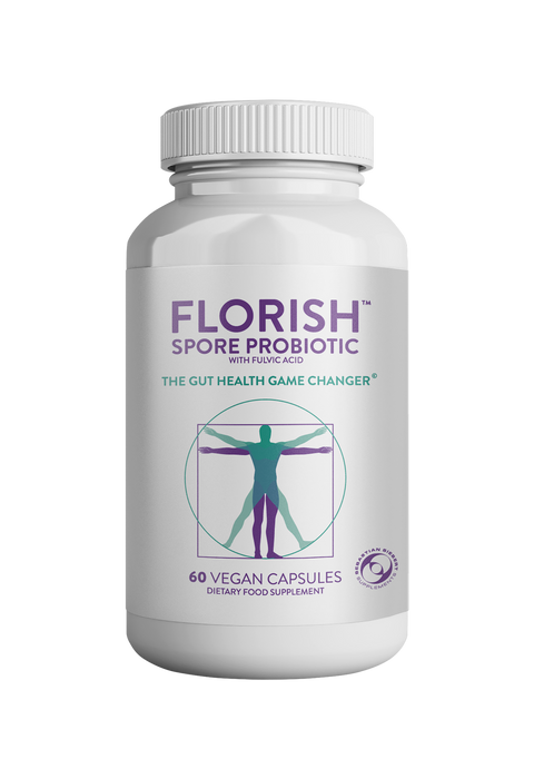 Florish Spore Probiotic with Fulvic Acid - 60 Capsules