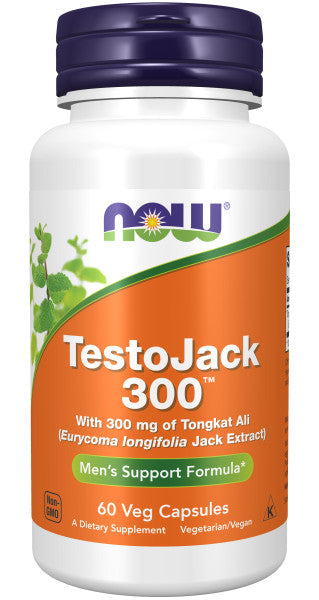 NOW®  - Testojack 300 - 60 Veg Capsules | One Life Health