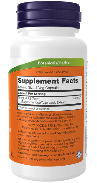 NOW®  - Testojack 300 - 60 Veg Capsules | One Life Health