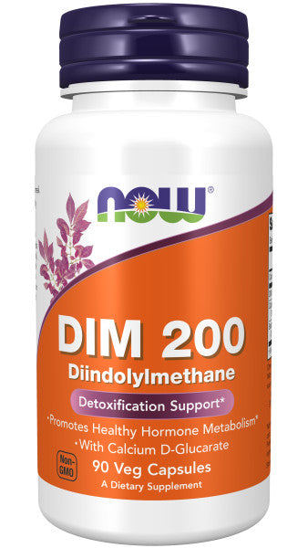 NOW®  - DIM 200 Diindolylmethane - 90 Veg Capsules | One Life Health