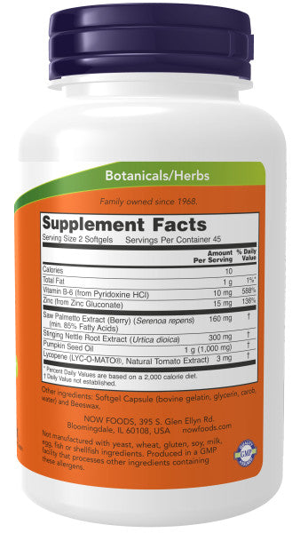 NOW®  - Prostate Support - 90 Softgels | One Life Health