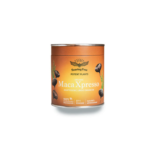 SOARING FREE SUPERFOODS - Maca Xpresso, Organic  77g | One Life Health