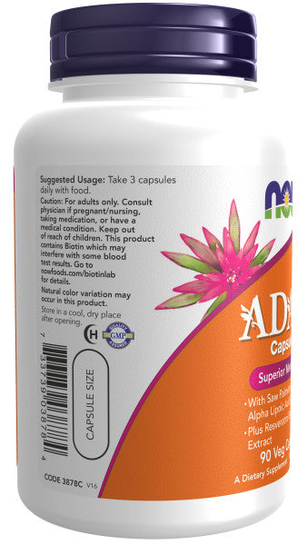 NOW®  - Adam Men'S Multiple Vitamin - 90 Veg Capsules | One Life Health