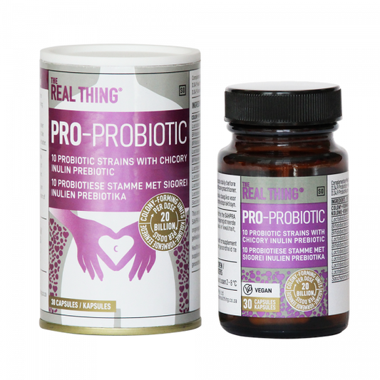 THE REAL THING FOOD SUPPLEMENTS - Pro-Probiotic 30 Veg Capsules | One Life Health