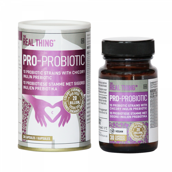 THE REAL THING FOOD SUPPLEMENTS - Pro-Probiotic 30 Veg Capsules | One Life Health