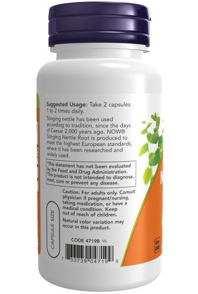NOW®  - Stinging Nettle Root Extract 250 mg - 90 Veg Capsules | One Life Health