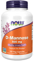 NOW®  - D-Mannose 500 mg - 120 Veg Capsules