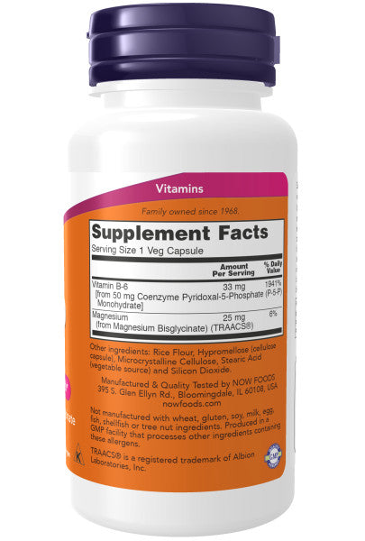 NOW®  - P-5-P 50 mg - 90 Veg Capsules | One Life Health