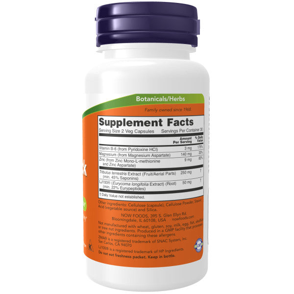 NOW®  - Testojack 100 - 60 Veg Capsules | One Life Health