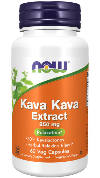 NOW®  - Kava Kava Extract 250 mg - 60 Veg Capsules | One Life Health