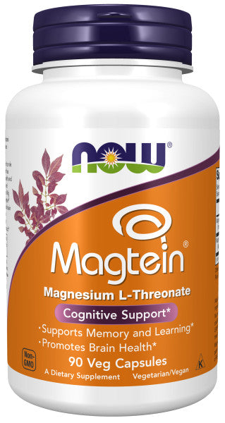 NOW®  - Magtein® - 90 Veg Capsules | One Life Health