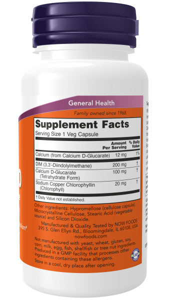 NOW®  - DIM 200 Diindolylmethane - 90 Veg Capsules | One Life Health