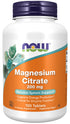 NOW®  - Magnesium Citrate 200 mg - 100 Tablets