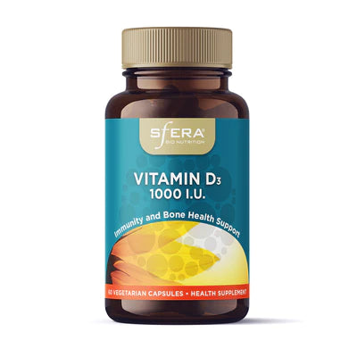 SFERA BIO NUTRITION - Vitamin D3 1000Iu With MCT 60 Capsules | One Life Health