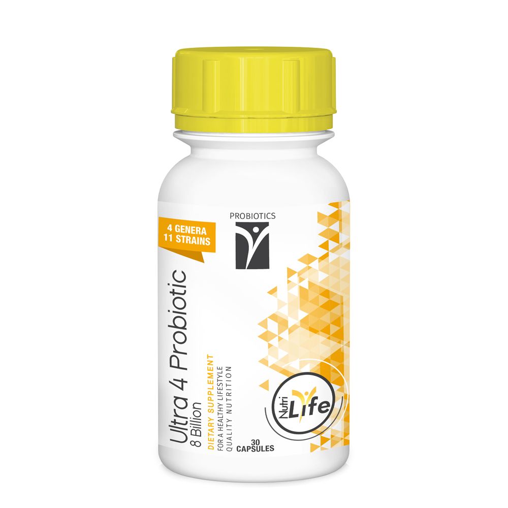 NUTRILIFE - Ultra 4 Probiotic 8 Billion 30 Capsules | One Life Health