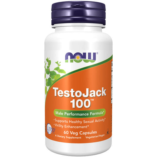 NOW®  - Testojack 100 - 60 Veg Capsules | One Life Health